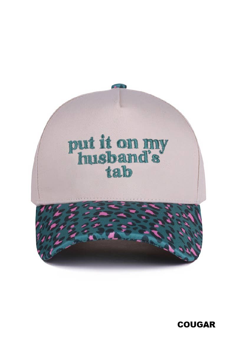 Put it on my Husbands tab two tone canvas cotton cap